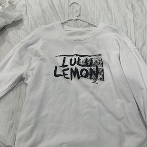 lululemon white perfectly oversized sweatshirt ed curtis